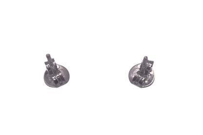 S548- .925 Sterling Silver Small Stud Earrings 6MM