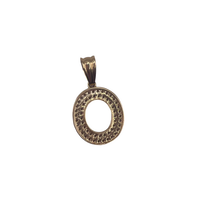 665- Letter “O” Shiny Pendant