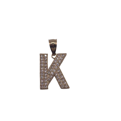 664- Letter “K” Shiny Pendant