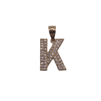 664- Letter “K” Shiny Pendant