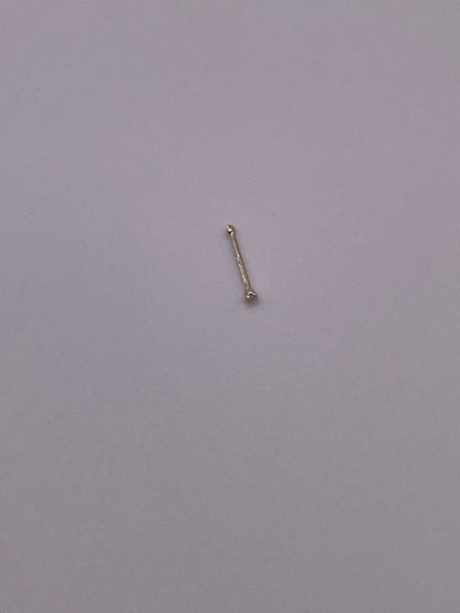 658- 14K Gold Nose Stud 1mm