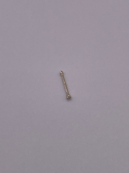 658- 14K Gold Nose Stud 1mm