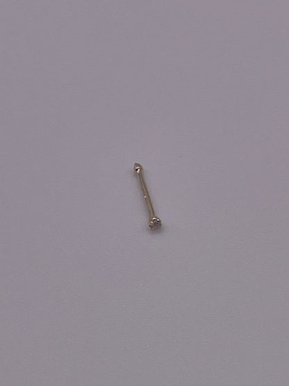 658- 14K Gold Nose Stud 1mm