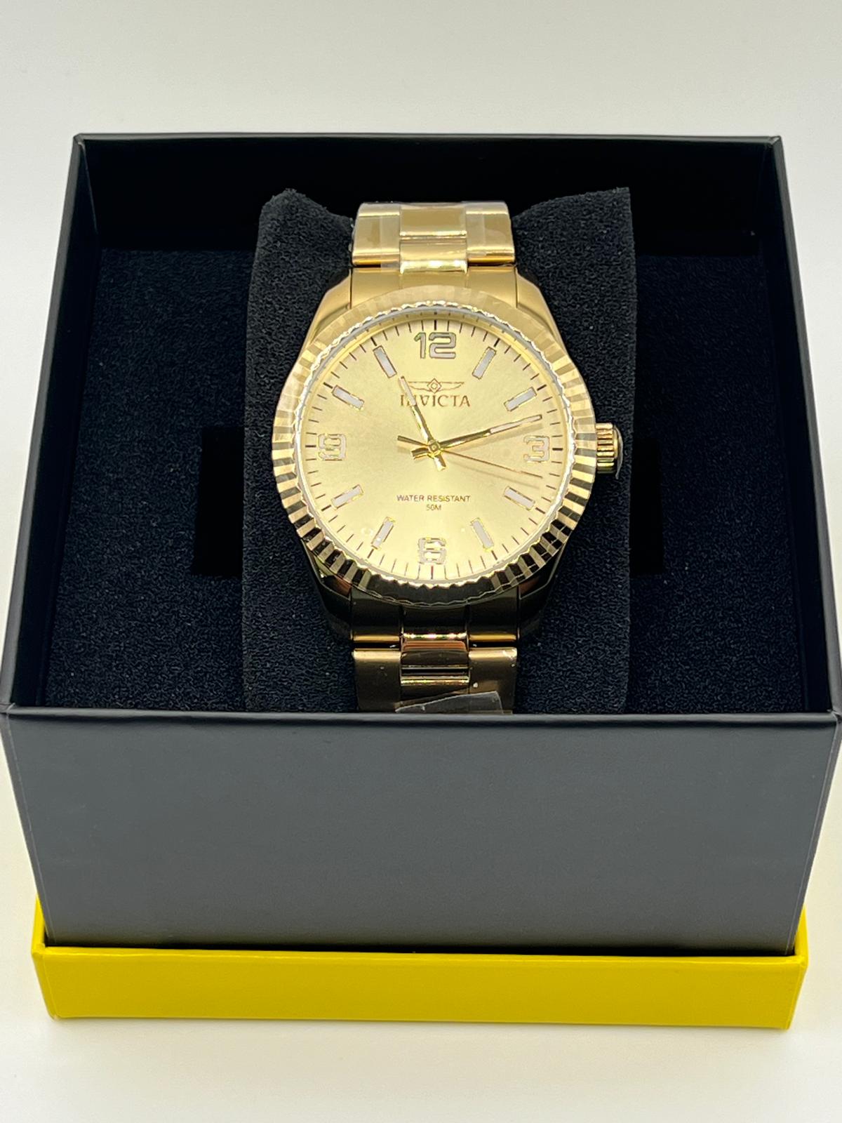 **R1- Invicta Gold Color Men Watch 43mm