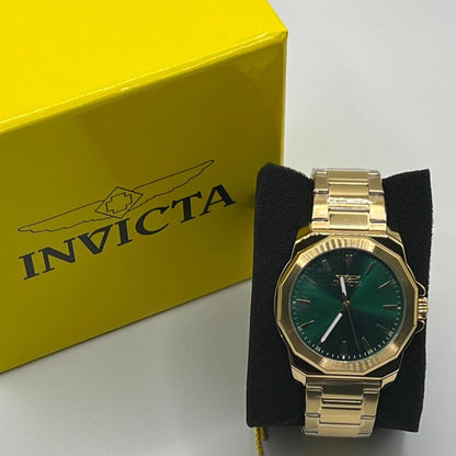 R8- NEW Green/ Gold Invicta Men’s Watch (42mm) W.G