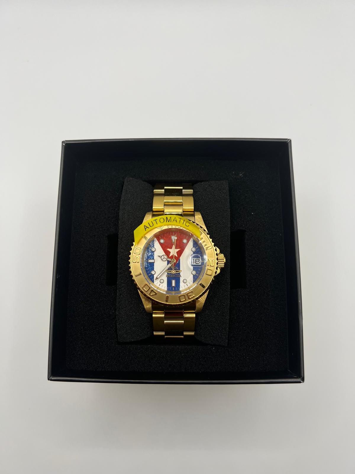 R18- NEW Invicta Cuban Flag Men’s Watch (40mm) W.G