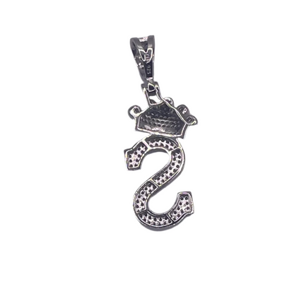 S814- Letter S Bright Pendant