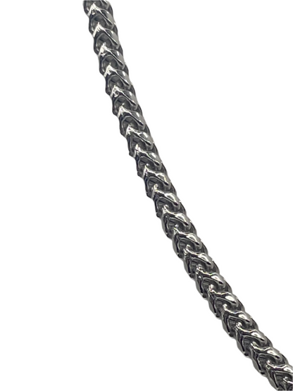 S802- Box Link Silver Chain 20”