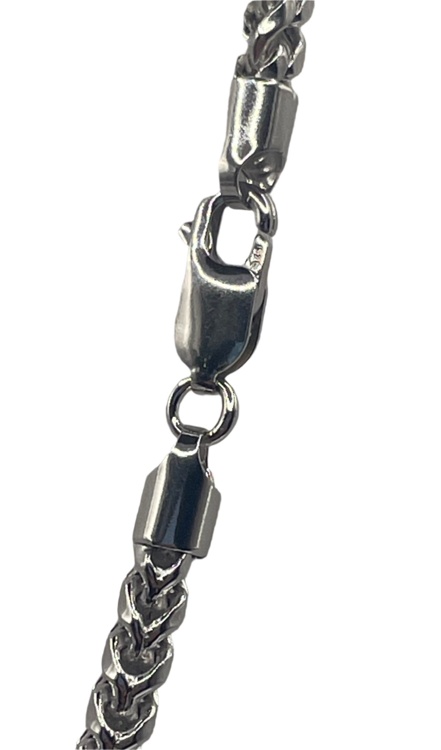 S802- Box Link Silver Chain 20”