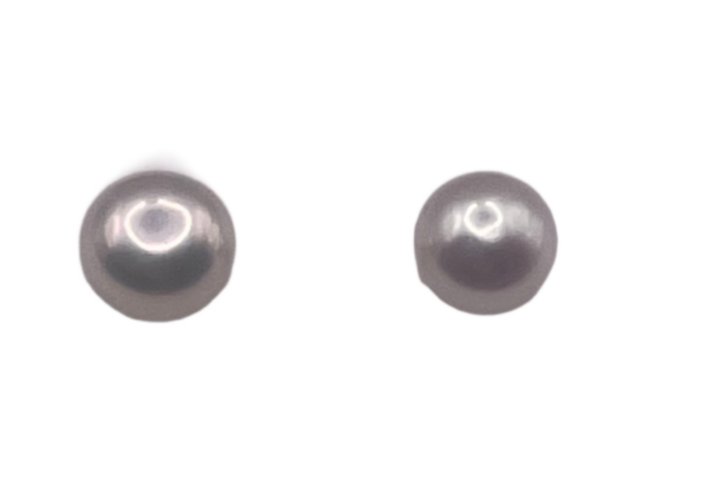 800- 14K Imitation Pearl Stud Earrings 7MM