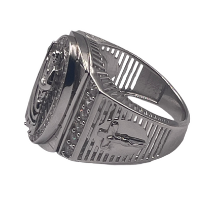 S799- St. Jude Religious Big Ring Sz 10