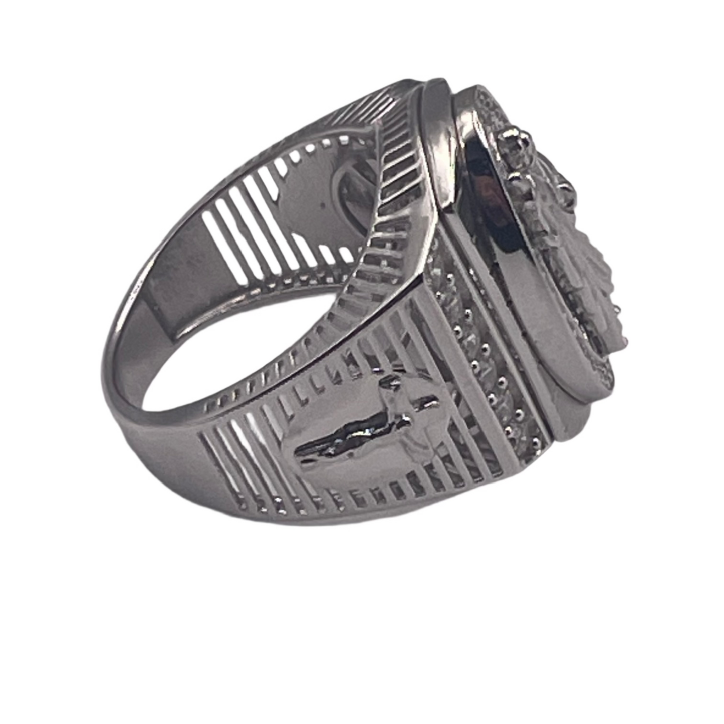 S799- St. Jude Religious Big Ring Sz 10