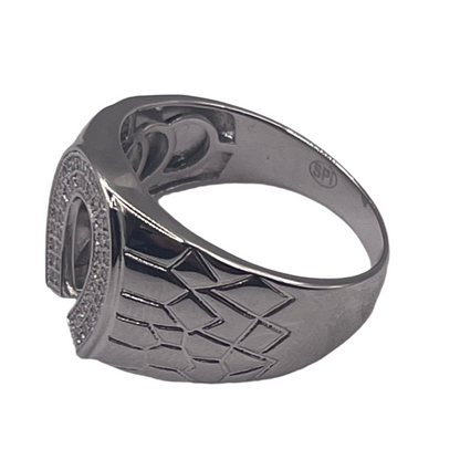 S801- Horseshoe Men Ring Sz 10