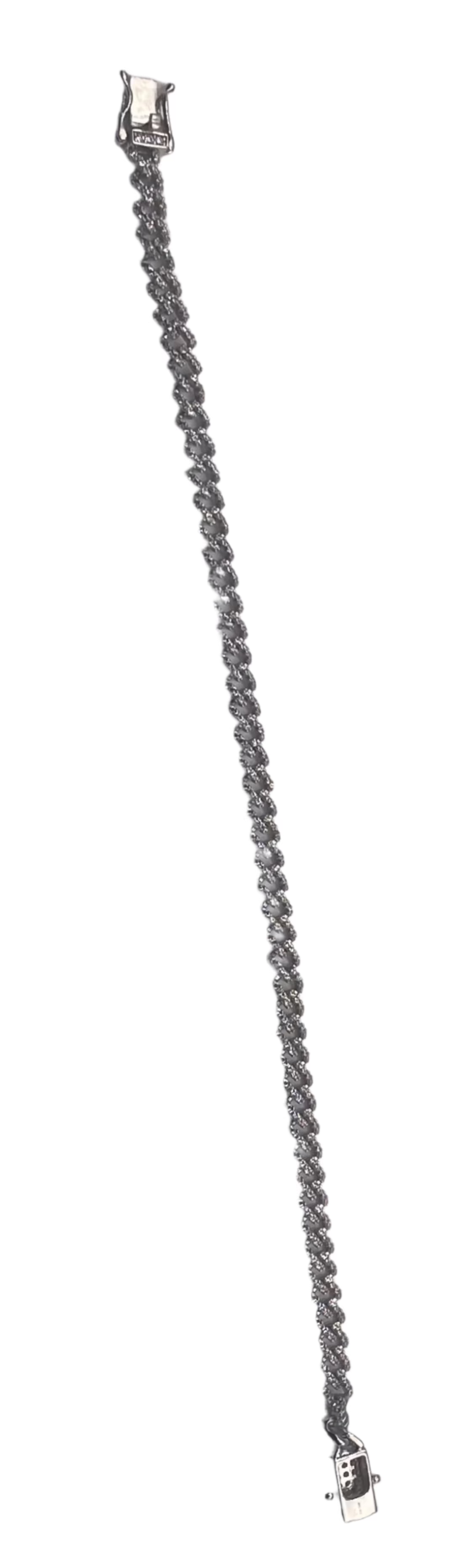 S792- Monaco Silver Bracelet 8”