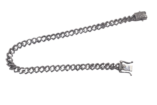 S792- Monaco Silver Bracelet 8”