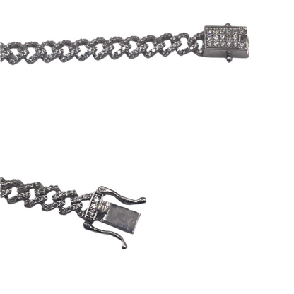 S792- Monaco Silver Bracelet 8”