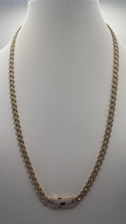 **827 - NEW 14K Itallo Chain (5.55mm).W.G