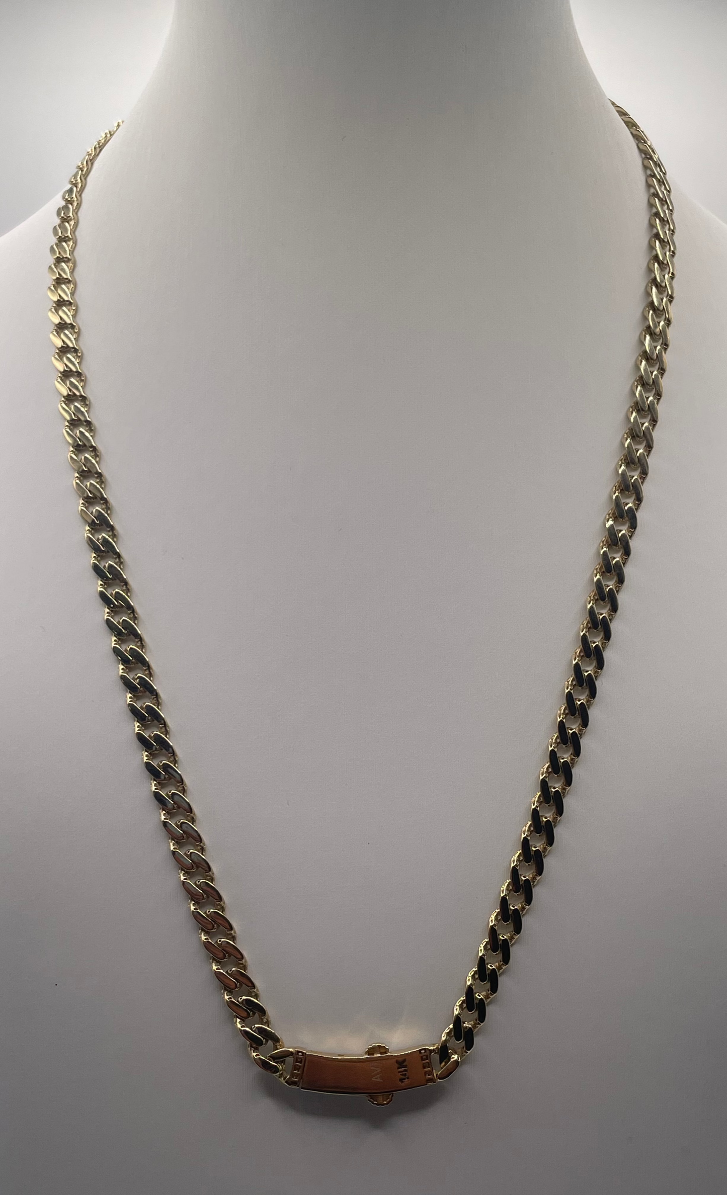 **827 - NEW 14K Itallo Chain (5.55mm).W.G