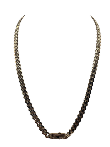 **828- NEW 14k Itallo Choker          (8mm).W.G