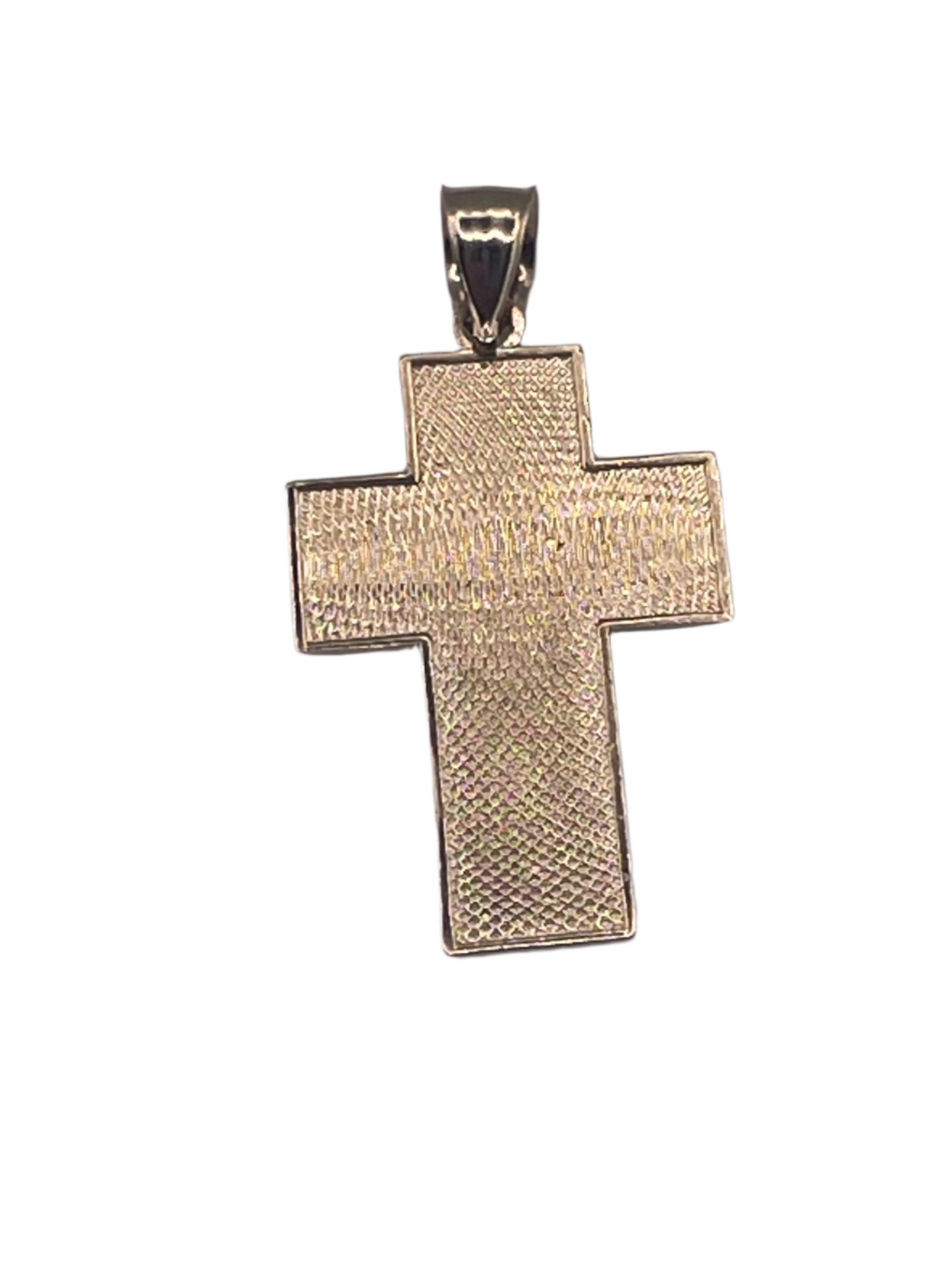 833- NEW 14K Religious “Padre Nuestro” Pendant (31x19mm) W.G