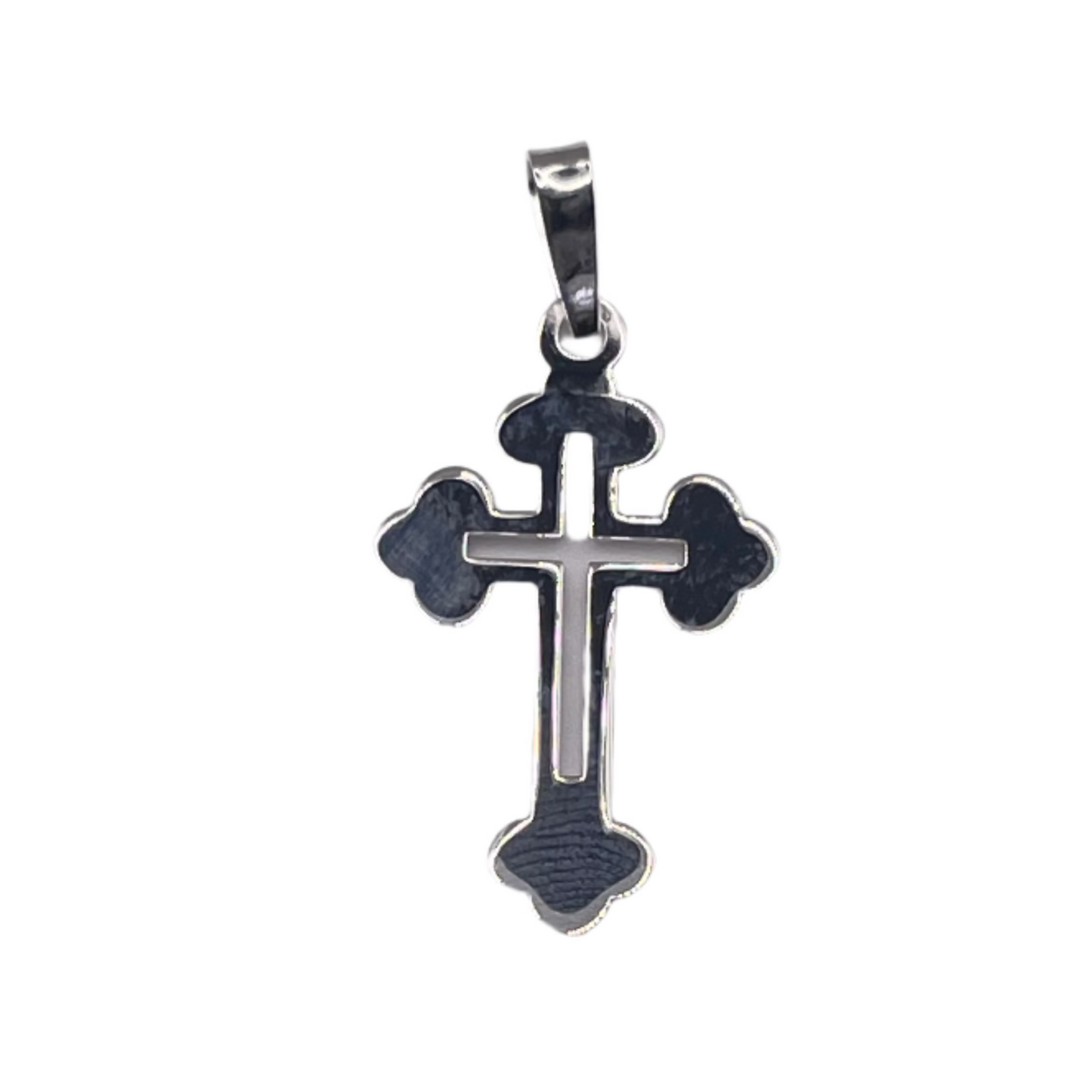 S855- Fashion Small Silver Cross Pendant