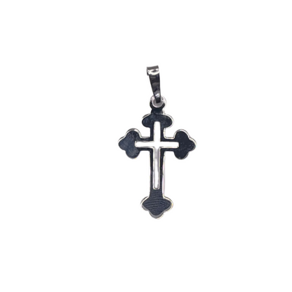 S855- Fashion Small Silver Cross Pendant