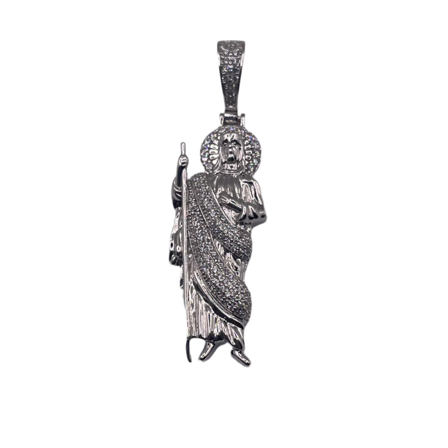 S843- Cz Stones St Jude Pendant