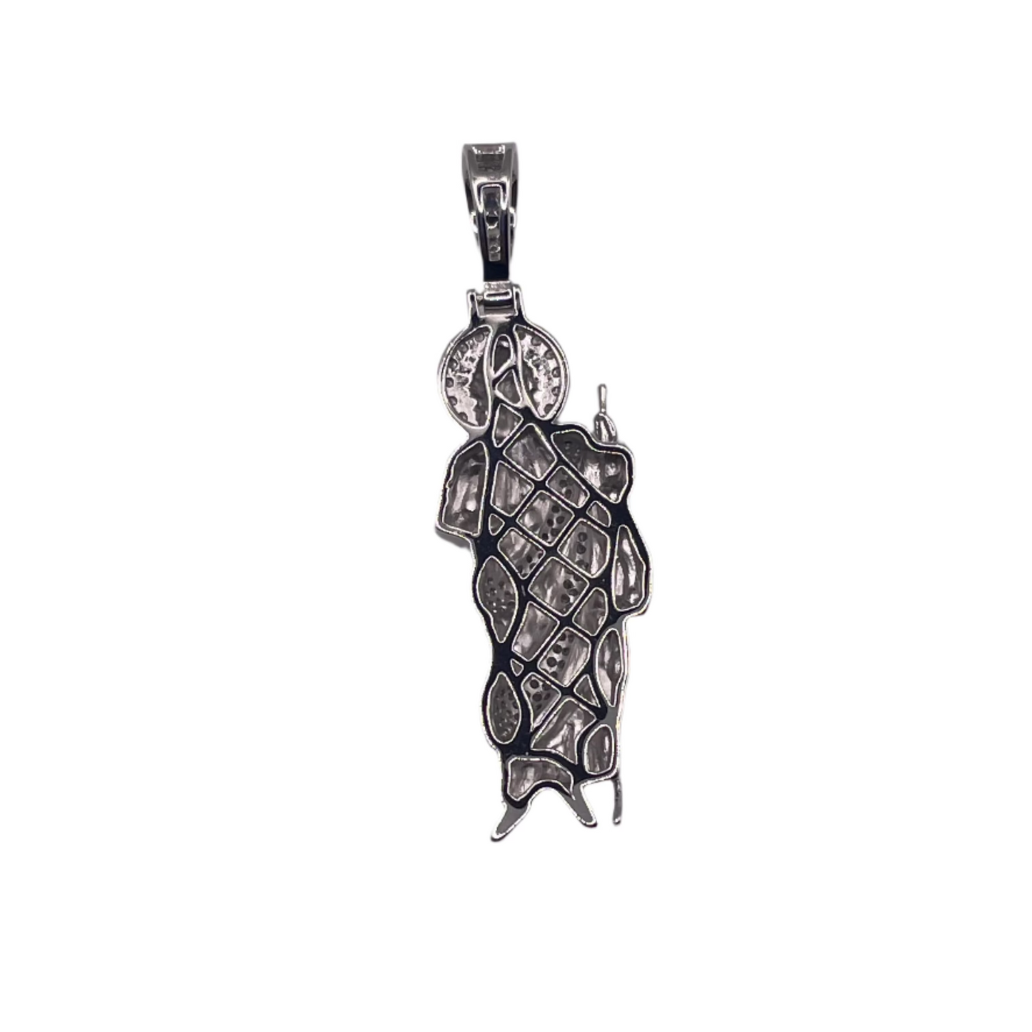 S843- Cz Stones St Jude Pendant