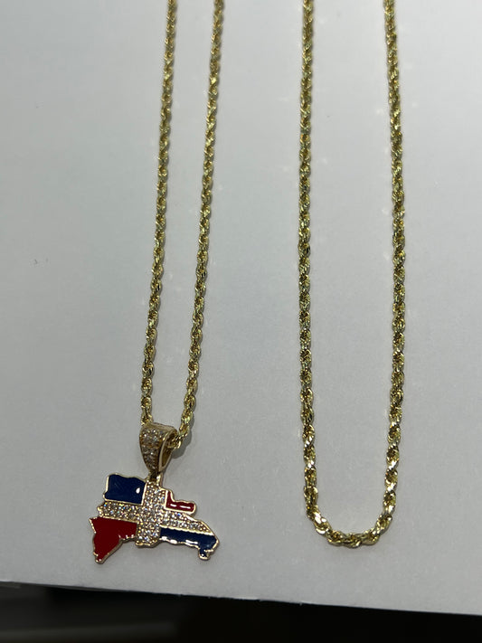 1012- NEW 14k Hollow Yellow Gold Rope Chain (2.5mm)W.G