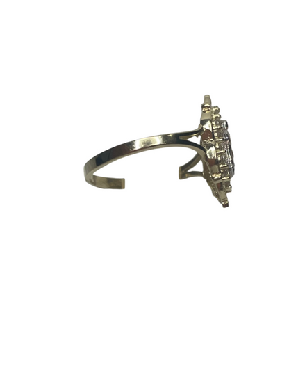 0078- Tri-Tone 14K Gold Our Lady of Guadalupe Ring