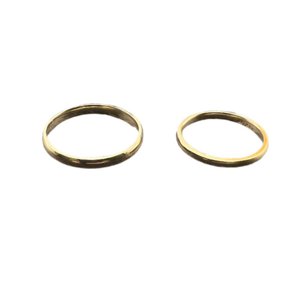 248- 14K Wedding Ring Bands Set