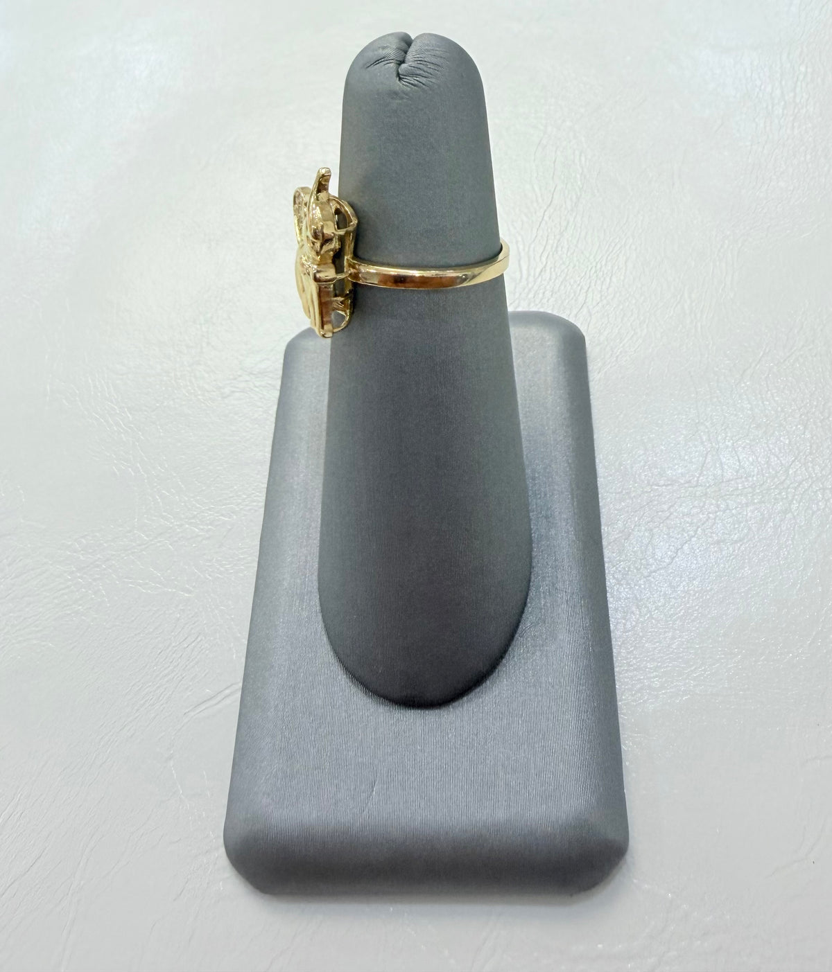 1848- NEW 14K Lucky Elephant Women’s Ring W.G