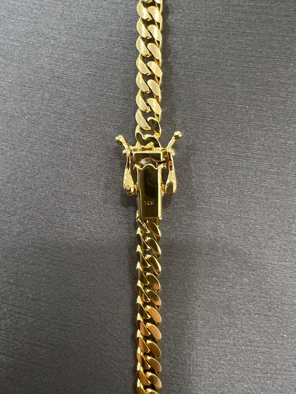 1850- NEW 14K Solid Miami Cuban Chain 22" (4mm) W.G