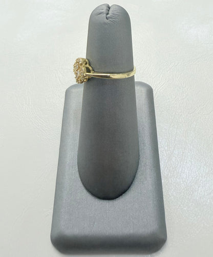 1845- NEW 10K Lucky Trebol Women's Ring W.G