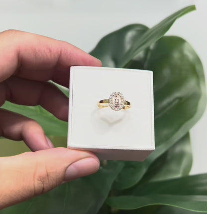 650- NEW 14K Our Lady Of Guadalupe Ring (W.G)