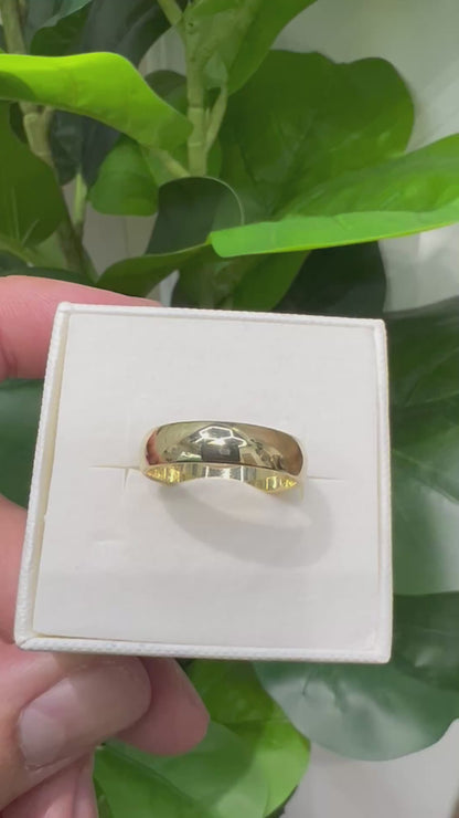 1376- NEW 10K Gold Wedding Ring Band (5mm) W.G