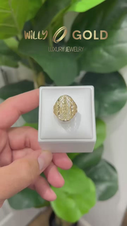 1636- NEW 10K Fashion Fancy Ring W.G