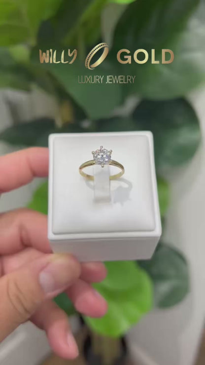1639- NEW 10K Engagement Fancy Ring W.G