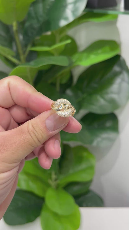 1453- NEW 10K Fancy Women's Ring W.G